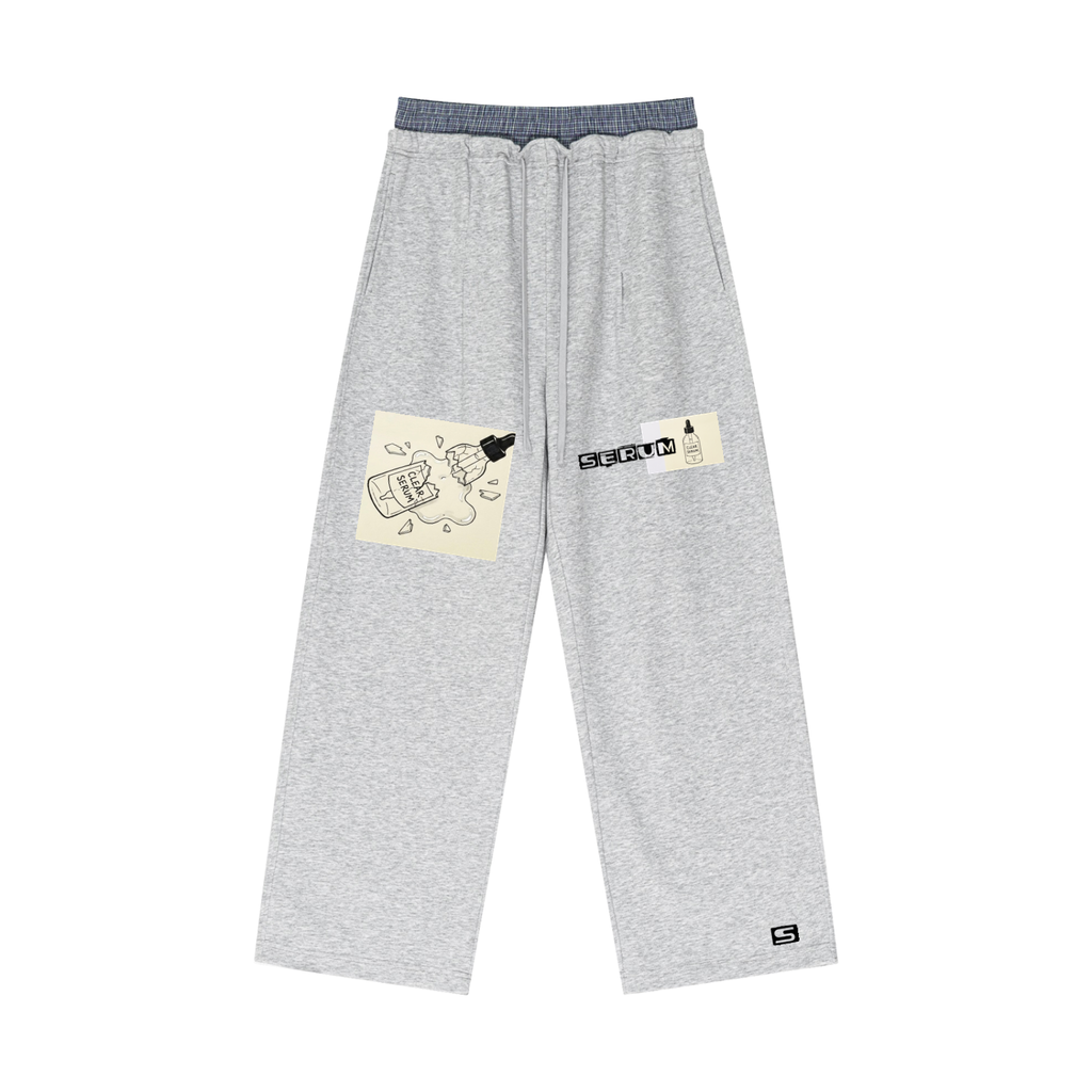 Clear SERUM grey contrast sweatpants