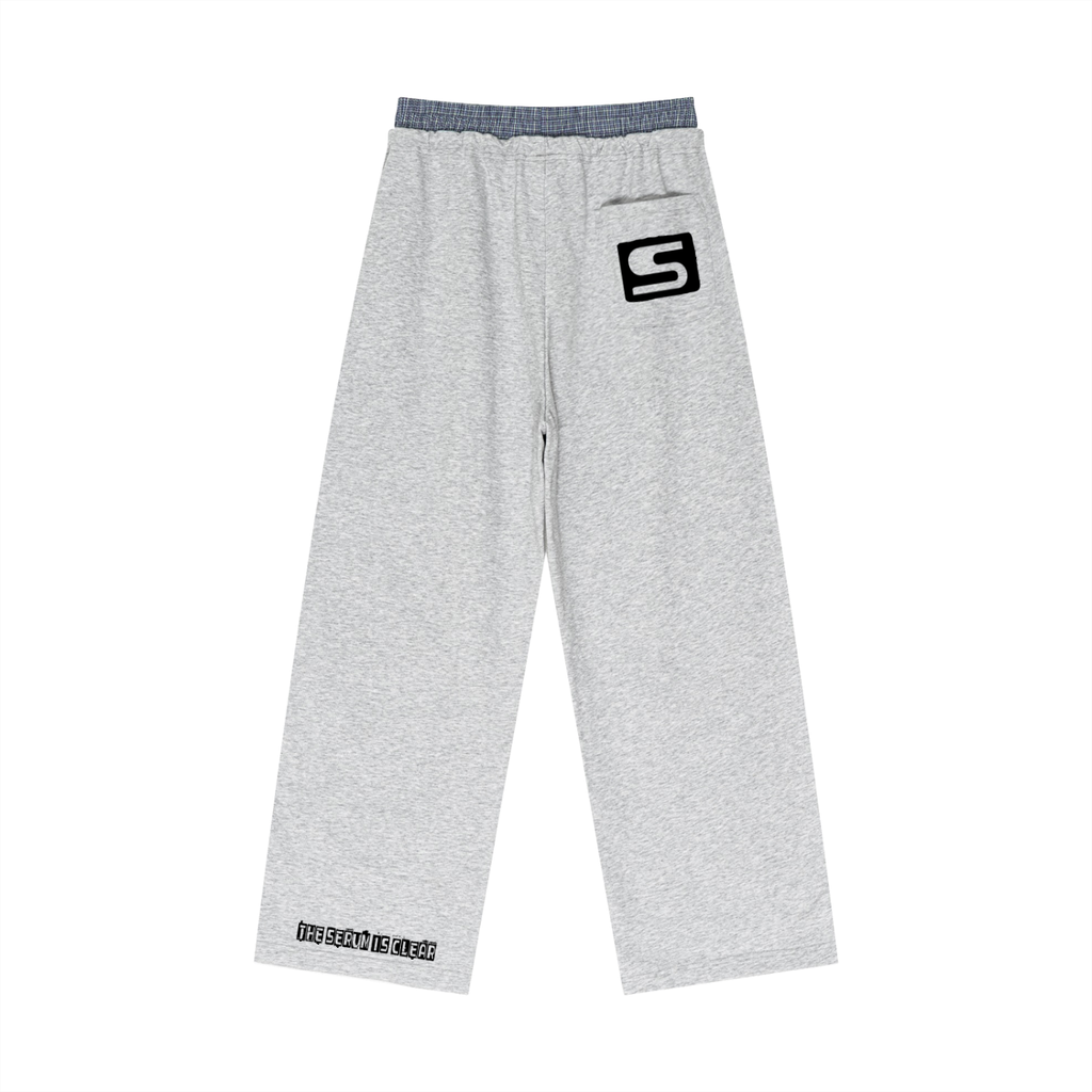 Clear SERUM grey contrast sweatpants