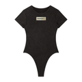 Clear SERUM black crewneck baddysuit