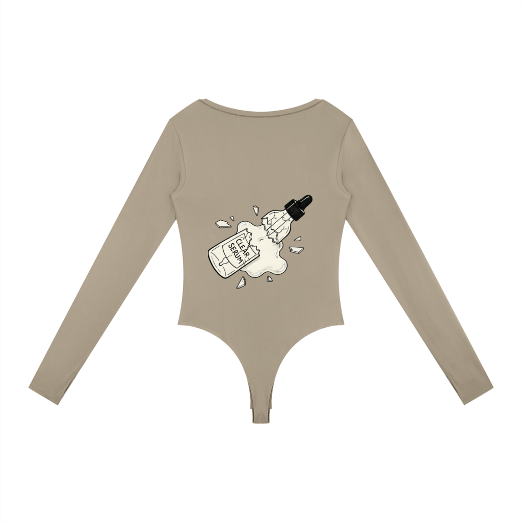 Clear SERUM apricot baddysuit
