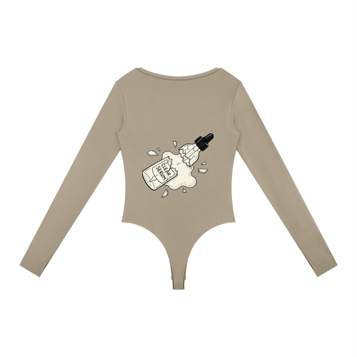 Clear SERUM apricot baddysuit
