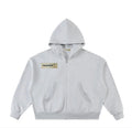 Clear SERUM full zip hoodie grey