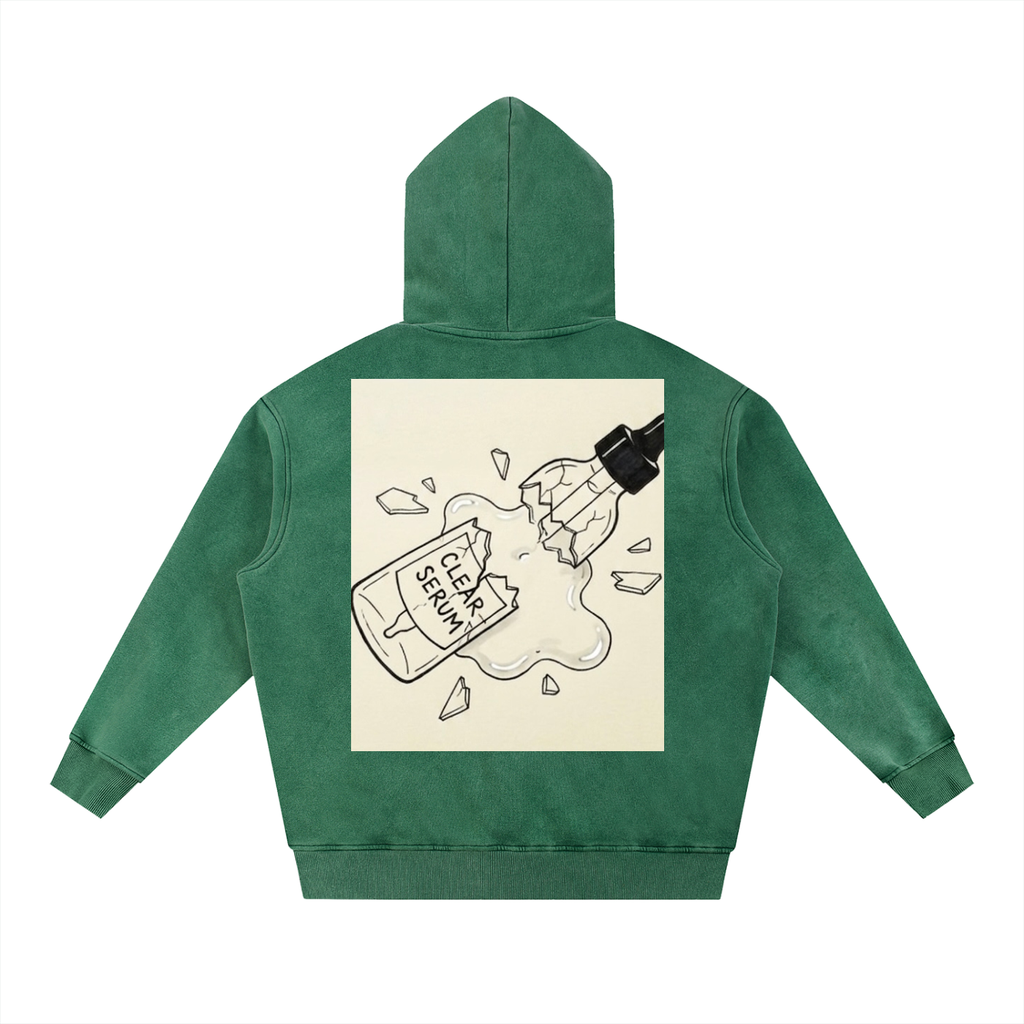 Clear SERUM green hoodie
