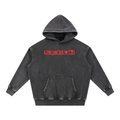 Clear SERUM black hoodie